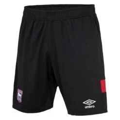 UMBRO Ipswich Town FC Mens 22/23 Away Shorts (Black)