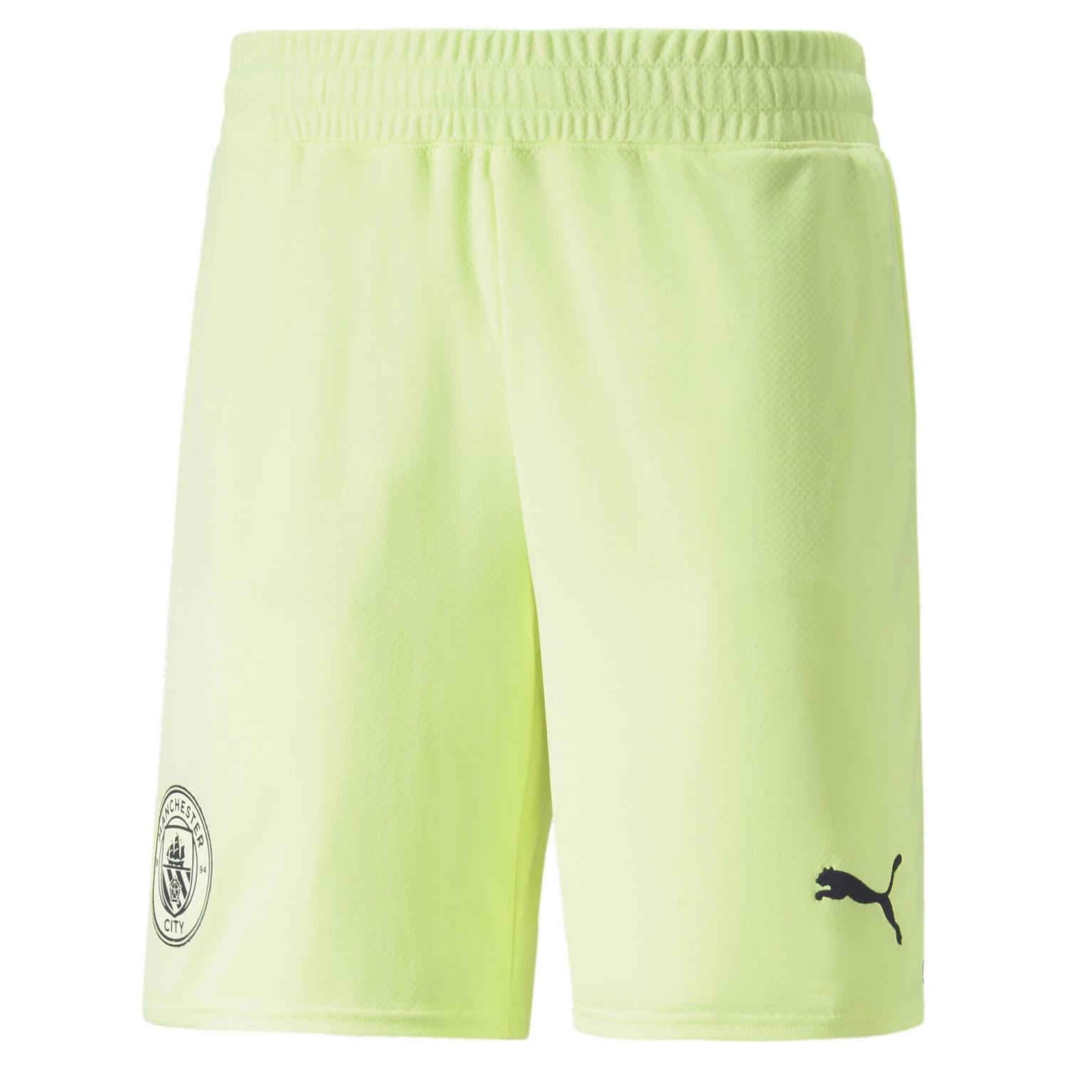 PUMA Mens Manchester City F.C. 22/23 Replica Shorts - Fizzy Light 3 PUMA Mens Manchester City F.C. 22/23 Replica Shorts - Fizzy Light