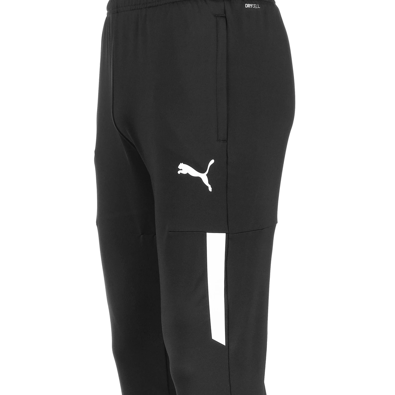 PUMA Mens TeamLIGA Pro Training Football Pants Trousers - Black 5 PUMA Mens TeamLIGA Pro Training Football Pants Trousers - Black - Image 3
