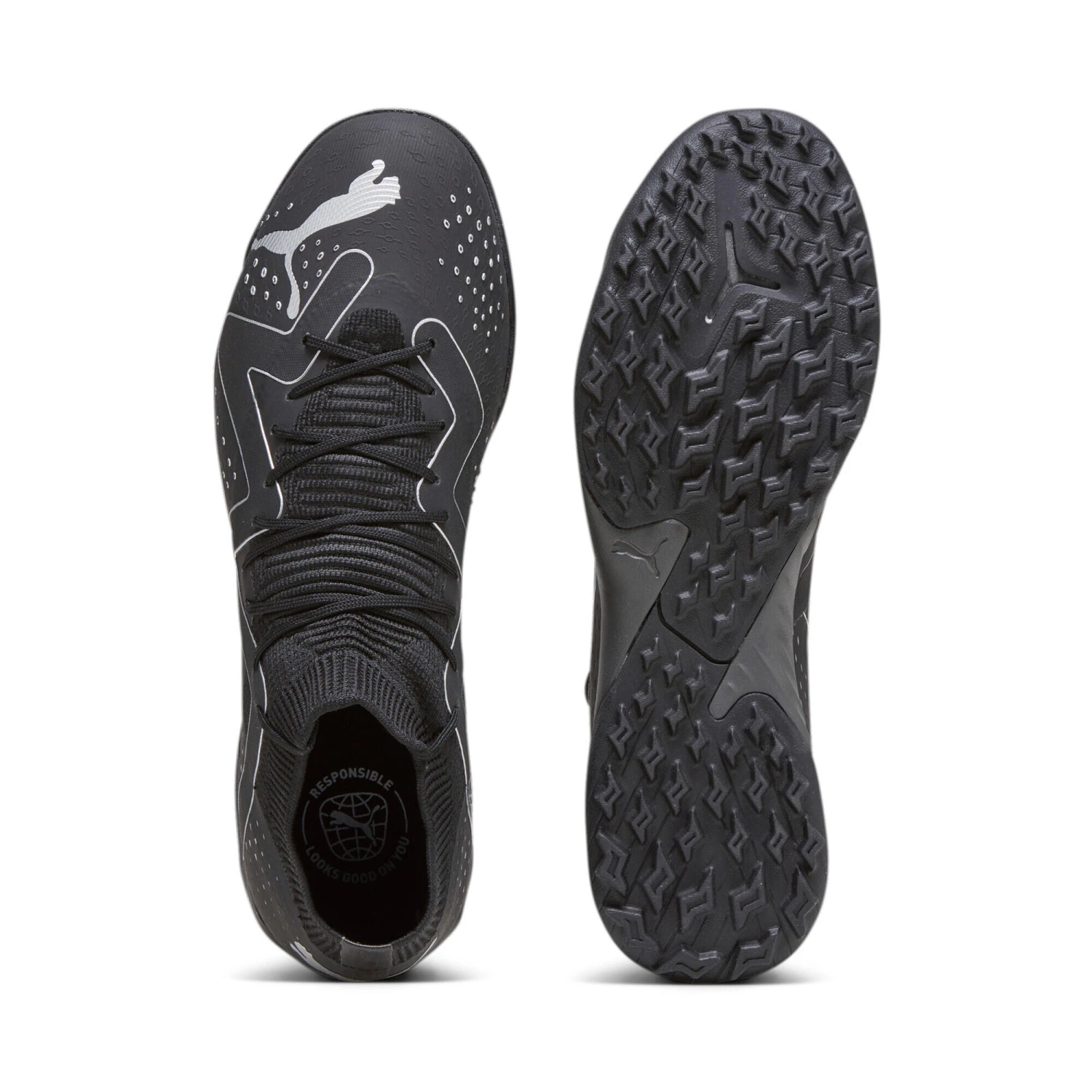 PUMA Mens FUTURE MATCH TT Football Boots - PUMA Black 5 PUMA Mens FUTURE MATCH TT Football Boots - PUMA Black - Image 4