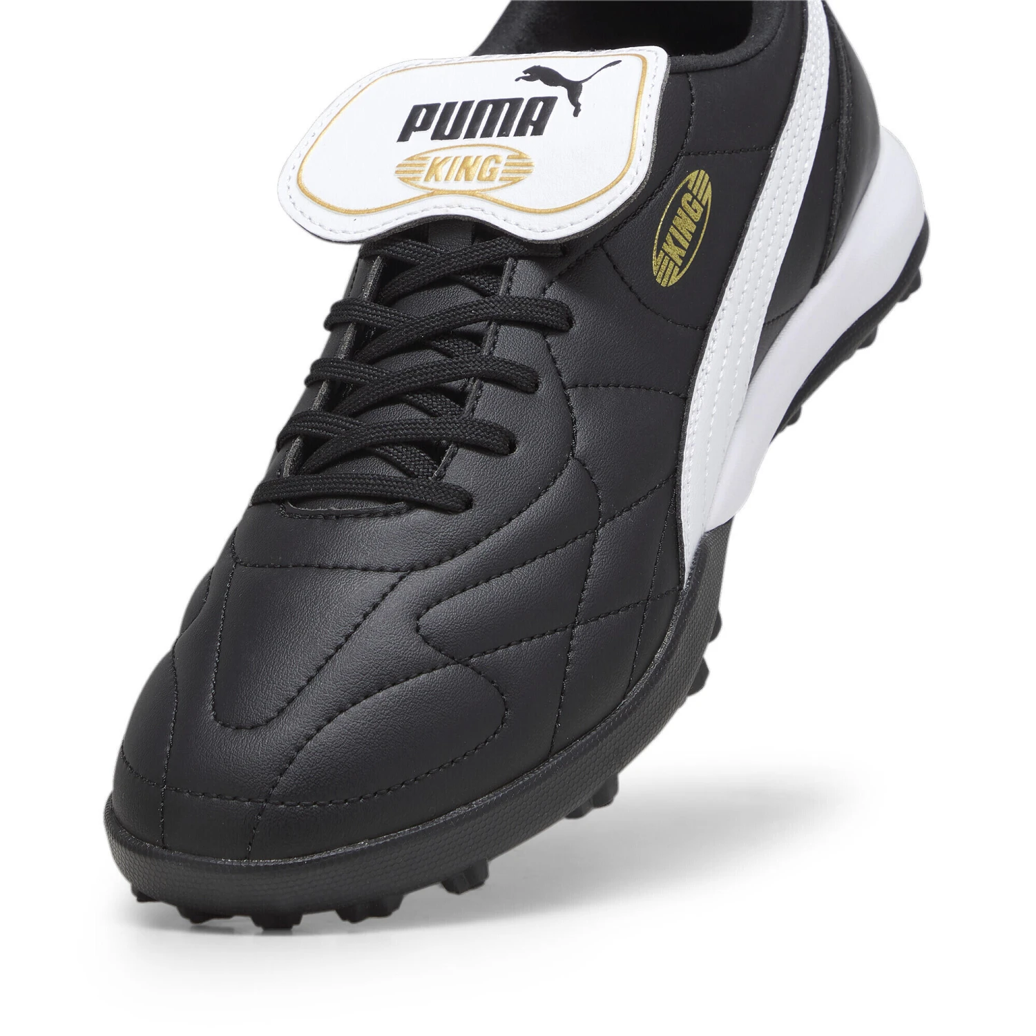 PUMA Mens KING TOP TT Football Boots - PUMA Black-PUMA White 8 PUMA Mens KING TOP TT Football Boots - PUMA Black-PUMA White - Image 6