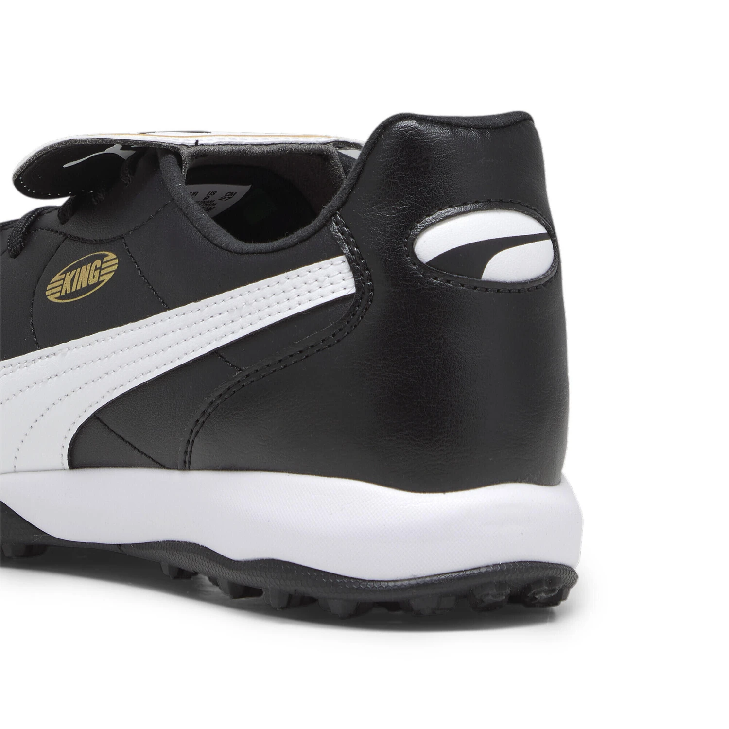 PUMA Mens KING TOP TT Football Boots - PUMA Black-PUMA White 4 PUMA Mens KING TOP TT Football Boots - PUMA Black-PUMA White - Image 2