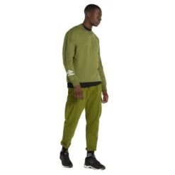 UMBRO Mens Concord Drill Sweatshirt (Bunker Green/Bright White) -Palmeiras Shop k1999fb4b0ae9ad3d78a7372009f8bd41