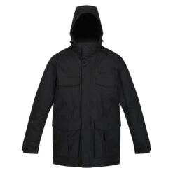 Regatta Mens Palben Waterproof Parka (Black/Black)