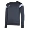 UMBRO Mens Fleece Sweatshirt (Carbon/Black/Brilliant White) -Palmeiras Shop k2c4d830baf55b50f08c9d99e6af17d08