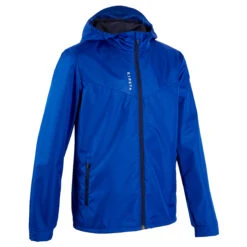 Kipsta Kids' Rainproof Football Jacket T500