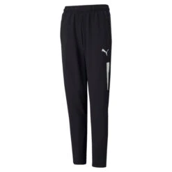 PUMA Kids TeamLIGA Pro Training Youth Football Pants Trousers - Black