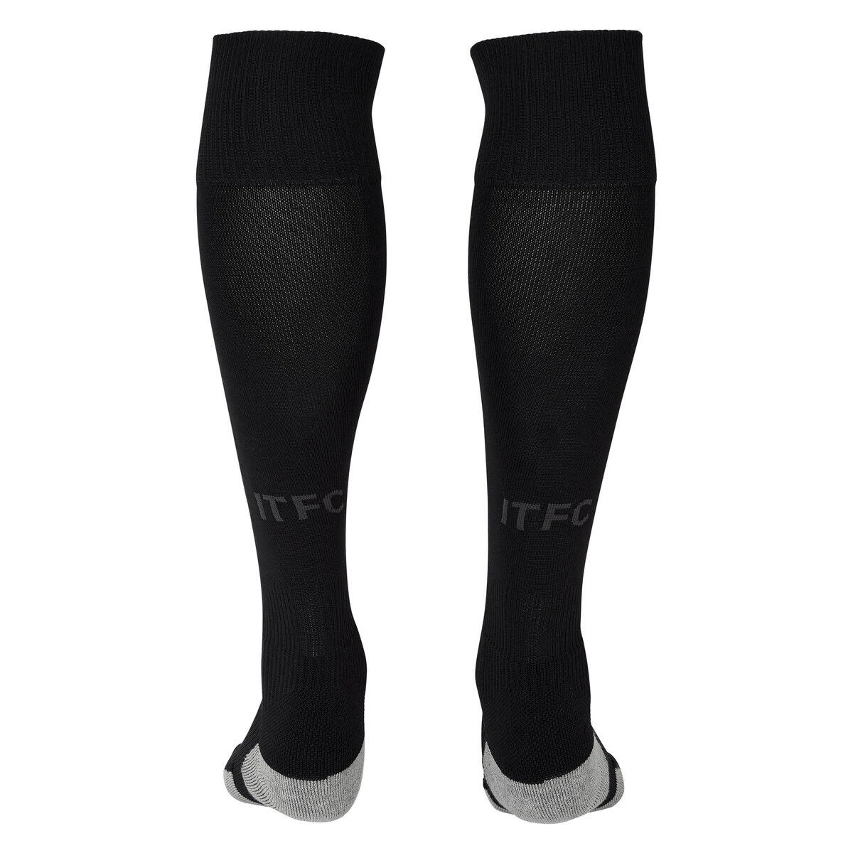 UMBRO Ipswich Town FC Mens 22/23 Third Socks (Black) 4 UMBRO Ipswich Town FC Mens 22/23 Third Socks (Black) - Image 2