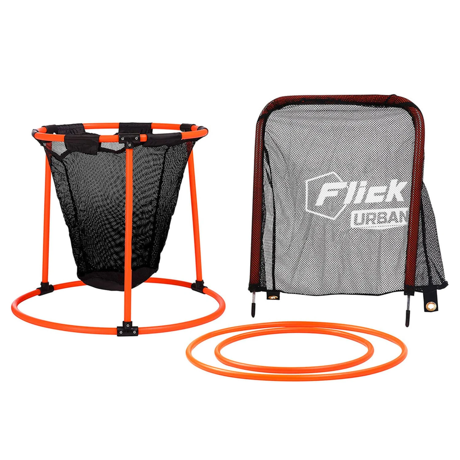 Football Flick Urban Skills Training Net, Goal And Hoop Set 2 Football Flick Urban Skills Training Net, Goal And Hoop Set