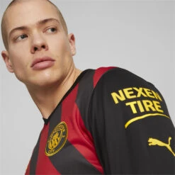 PUMA Mens Manchester City F.C. Away 22/23 Replica Long Sleeve Jersey - Black -Palmeiras Shop k400bba43836f950d1e4df134840c5226