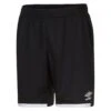 UMBRO Unisex Adult Stacked Logo Shorts (Black/White) -Palmeiras Shop k4010ac0d0ead6310df2b58d59487138f