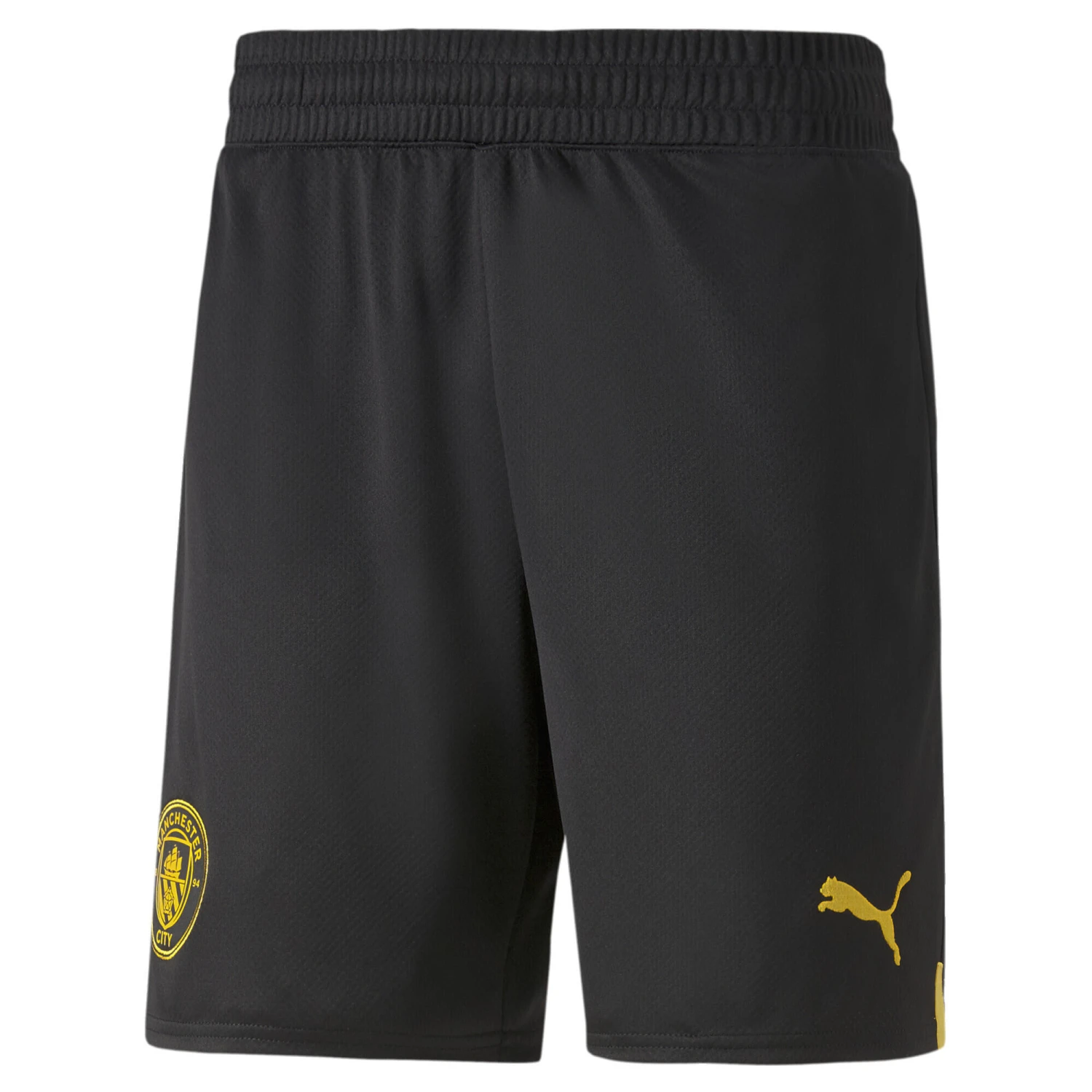 PUMA Mens Manchester City F.C. 22/23 Replica Shorts - Black 3 PUMA Mens Manchester City F.C. 22/23 Replica Shorts - Black