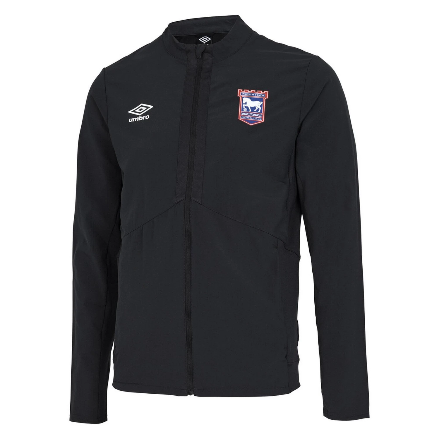 UMBRO Ipswich Town FC Mens 22/23 Presentation Jacket (Black/Carbon) 3 UMBRO Ipswich Town FC Mens 22/23 Presentation Jacket (Black/Carbon)