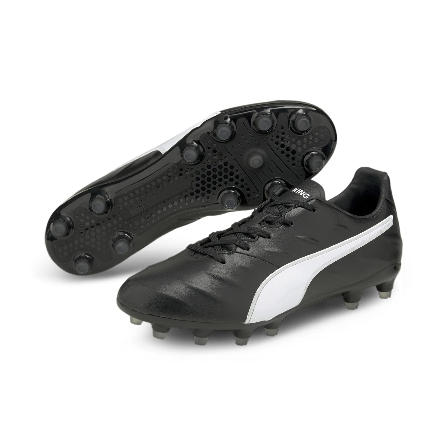PUMA Unisex King Pro 21 FG Football Boots Soccer Shoes - Black 3 PUMA Unisex King Pro 21 FG Football Boots Soccer Shoes - Black