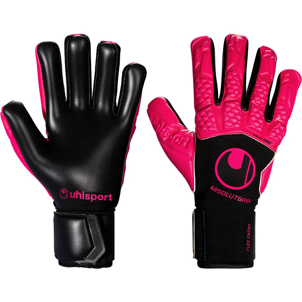 Uhlsport HYPERBLACK PINK Absolutgrip HN #325 Goalkeeper Gloves 3 Uhlsport HYPERBLACK PINK Absolutgrip HN #325 Goalkeeper Gloves
