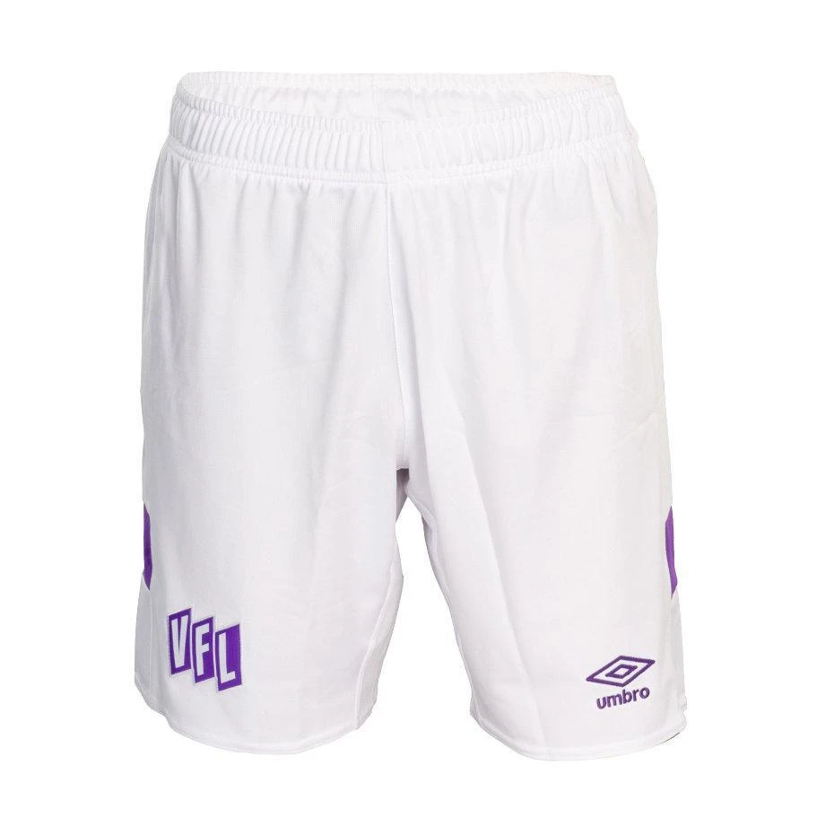 UMBRO Mens 22/23 VFL Osnabruck Home Shorts (White/Purple) 3 UMBRO Mens 22/23 VFL Osnabruck Home Shorts (White/Purple)