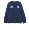 UMBRO Unisex Adult Gio Goi Drill Sweatshirt (Patriot Blue)