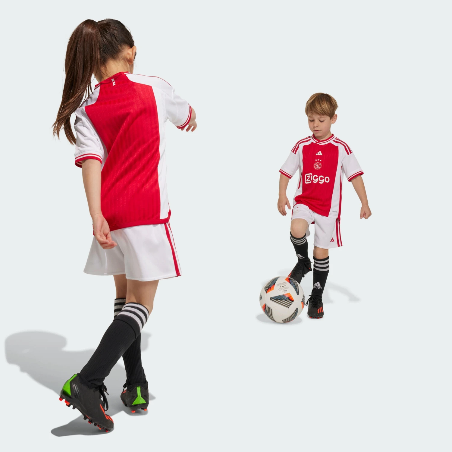 ADIDAS Ajax Amsterdam 23/24 Home Mini Kit 4 ADIDAS Ajax Amsterdam 23/24 Home Mini Kit - Image 3