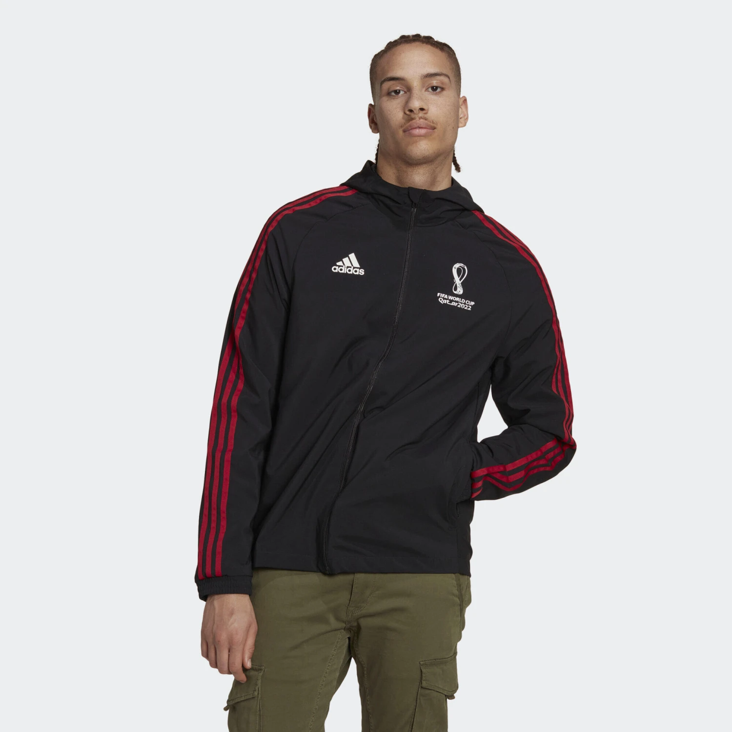 ADIDAS FIFA World Cup 2022™ Official Emblem Woven Jacket 3 ADIDAS FIFA World Cup 2022™ Official Emblem Woven Jacket