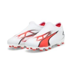 Puma Kids' FG/AG Ultra Match - White/Red -Palmeiras Shop k6f18250eba27dafe9fdf014055fd112d