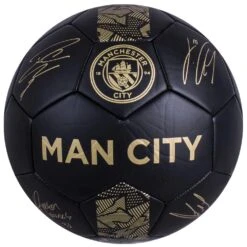 Manchester City Phantom Signature Football Black/Gold