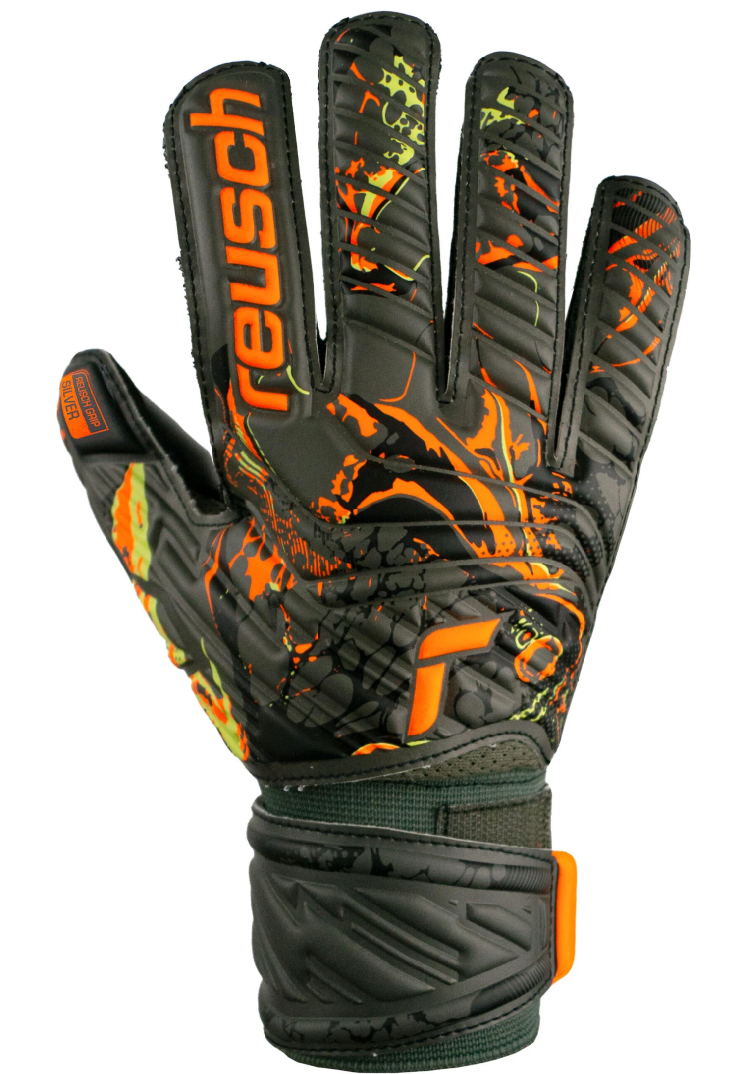Reusch Attrakt Silver Junior Goalkeeper Gloves 6 Reusch Attrakt Silver Junior Goalkeeper Gloves - Image 4