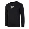 UMBRO Mens Diamond Sweatshirt (Black/Lunar Rock) -Palmeiras Shop k81becd36853a13595fc8786e28ff3bd7