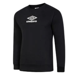 UMBRO Mens Diamond Sweatshirt (Black/Lunar Rock)