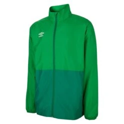 UMBRO Mens Training Waterproof Jacket (Emerald/Verdant Green)