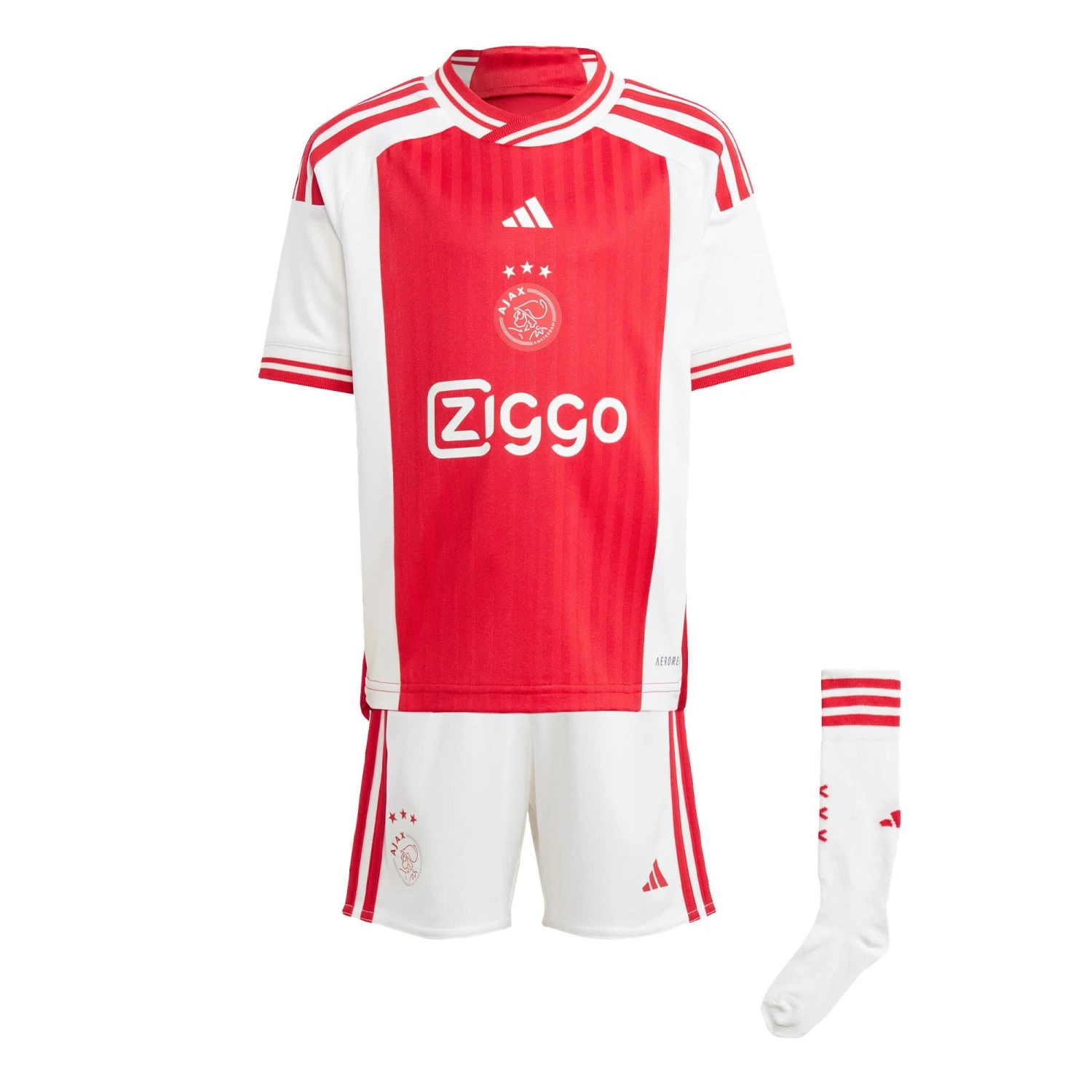 ADIDAS Ajax Amsterdam 23/24 Home Mini Kit 3 ADIDAS Ajax Amsterdam 23/24 Home Mini Kit - Image 2