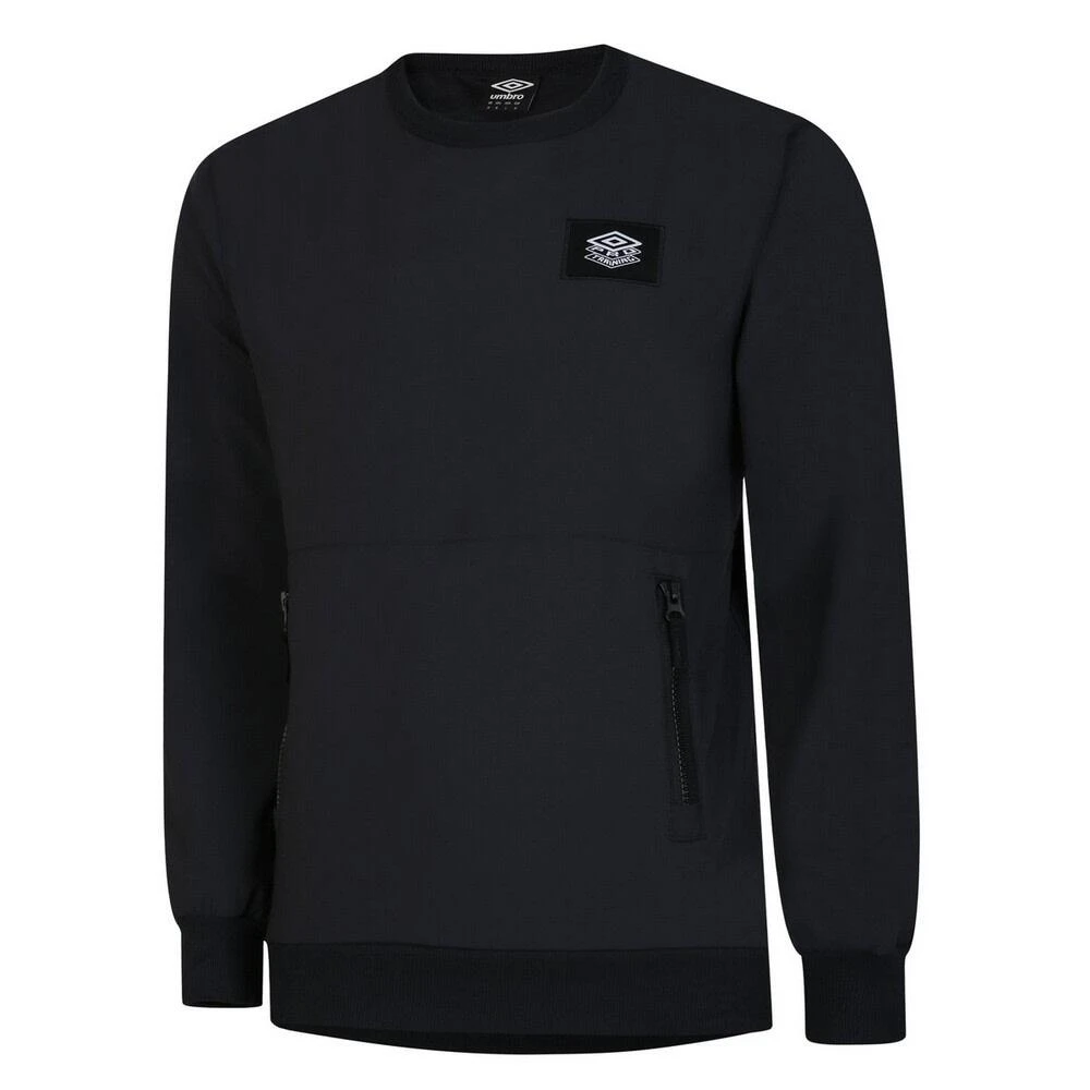 UMBRO Mens Pro Training Sweatshirt (Black) 3 UMBRO Mens Pro Training Sweatshirt (Black)