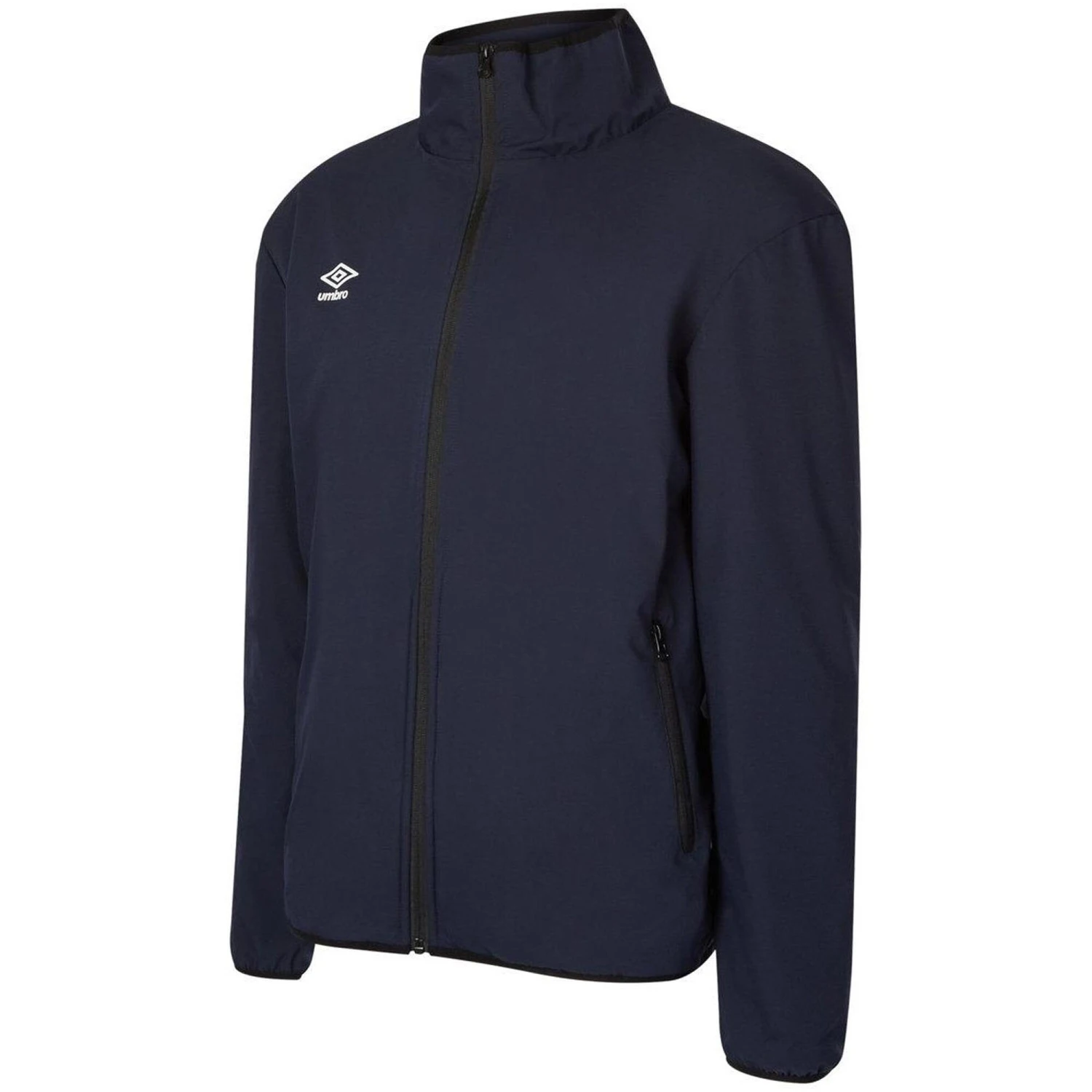 UMBRO Mens Club Essential Bonded Jacket (Black/White) 5 UMBRO Mens Club Essential Bonded Jacket (Black/White) - Image 3