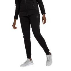 UMBRO Womens/Ladies Pro Elite Fleece Jogging Bottoms (Black) -Palmeiras Shop ka3babc37c279fd0ec7f7a2a509ef0736