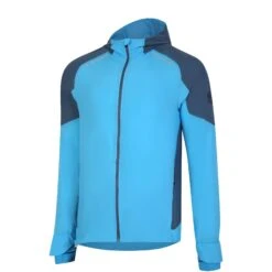 UMBRO Mens Pro Training Elite Lightweight Sport Jacket (Malibu Blue/Bering Sea)