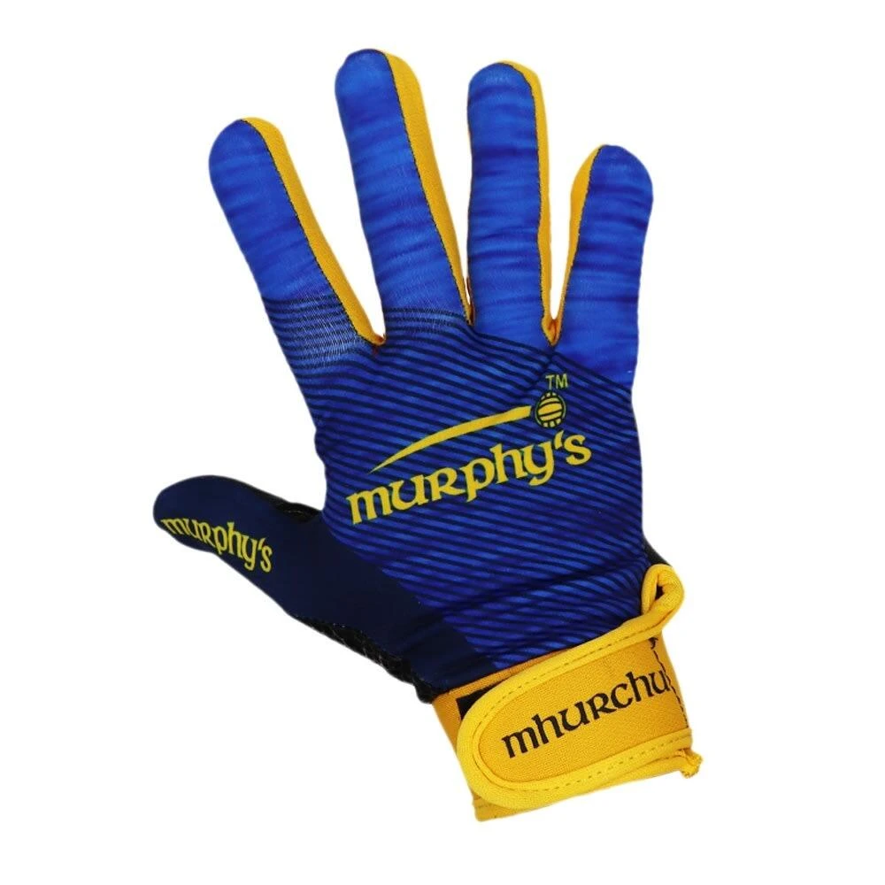 Unisex Adult Gaelic Gloves (Navy/Yellow) 3 Unisex Adult Gaelic Gloves (Navy/Yellow)