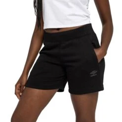UMBRO Womens/Ladies Pro Elite Fleece Shorts (Black) 12 UMBRO Womens/Ladies Pro Elite Fleece Shorts (Black) -Palmeiras Shop kafd5b1f2c05ab2005944a7bf87df5006