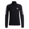 ADIDAS 1/4 Zip Jacket Sereno 3 Stripes - Black