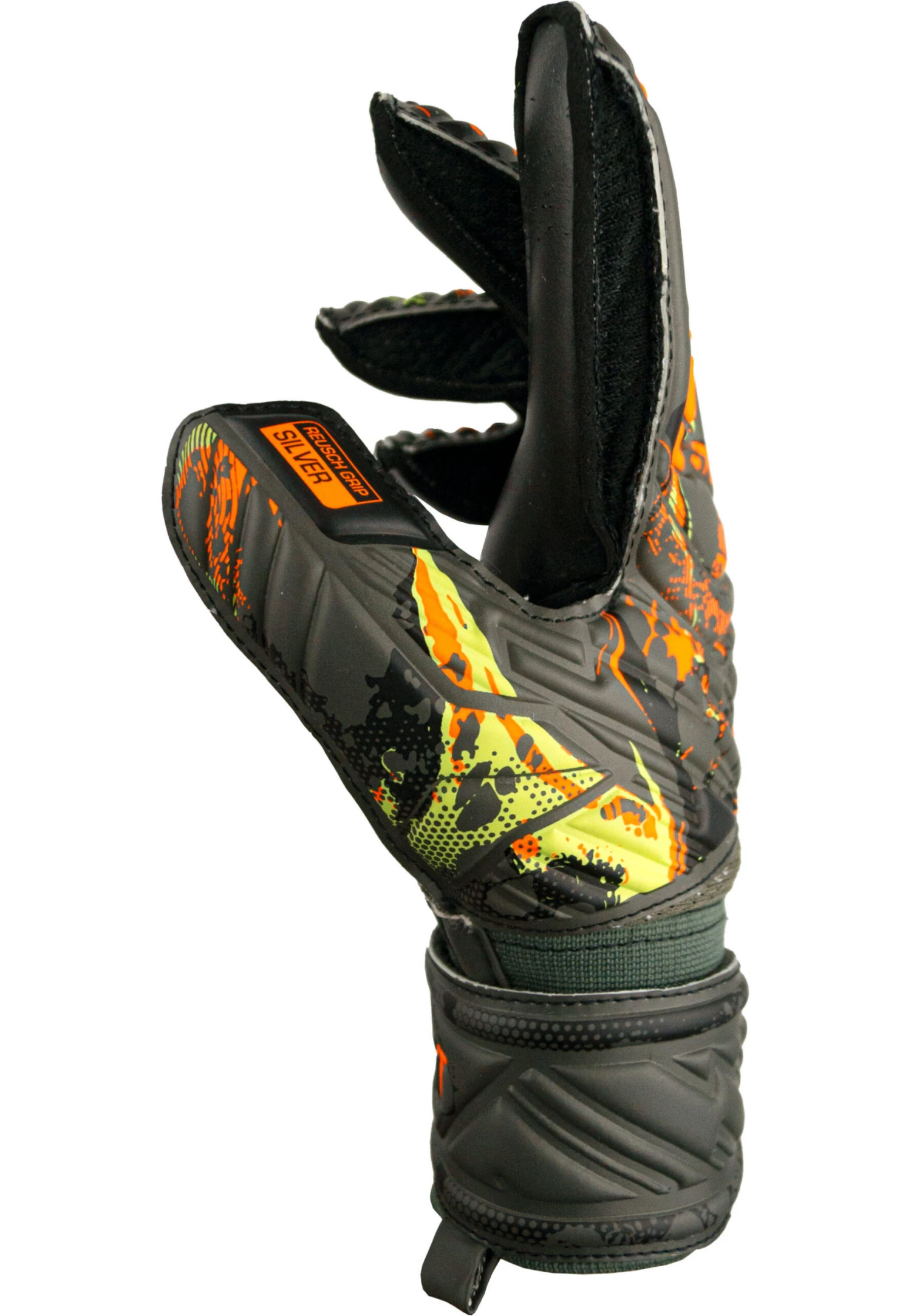 Reusch Attrakt Silver Junior Goalkeeper Gloves 5 Reusch Attrakt Silver Junior Goalkeeper Gloves - Image 3