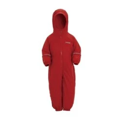 Regatta Great Outdoors Childrens Toddlers Splosh III Waterproof Rainsuit (Pepper)