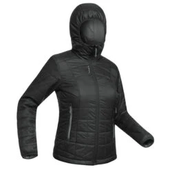 Kipsta Refurbished Womens Football Down Jacket Fcoat 100 - Black -2XS/M