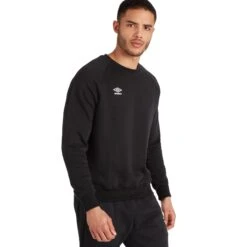 UMBRO Mens Club Leisure Sweatshirt (Black/White) 20 UMBRO Mens Club Leisure Sweatshirt (Black/White) -Palmeiras Shop kd956239881f90a7945d37a136fa5a0c5