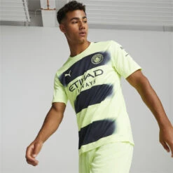 PUMA Mens Manchester City F.C. Third 22/23 Replica Jersey - Green -Palmeiras Shop ke1e662330ff62e4798d1ce28630a92e2