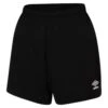 UMBRO Womens/Ladies Club Logo Shorts (Black) -Palmeiras Shop kfa8bfe831af1fce508a8abd346f11021